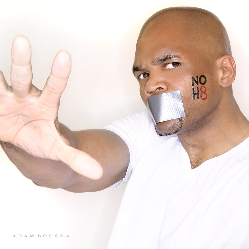 Dmc S Anti Homophobia Hip Hop Challenge Noh8 Campaign